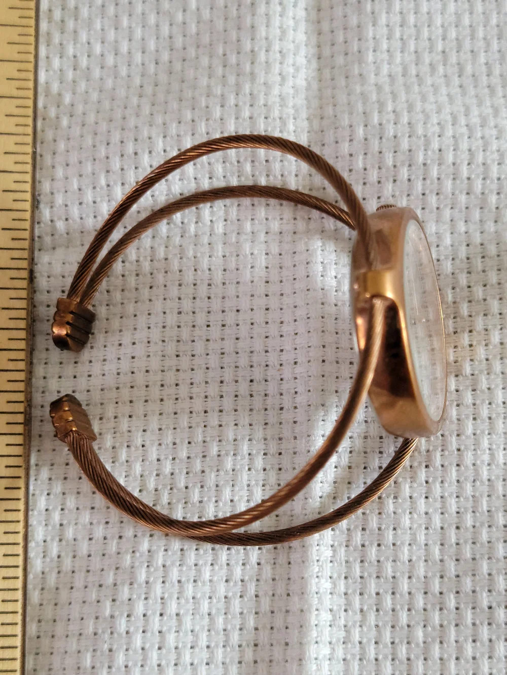 Women's Copper Tone Bangle Watch - Unbranded